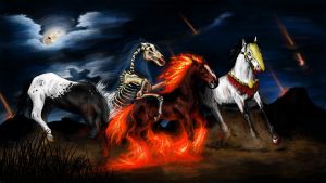 apocalypse, horses, riders