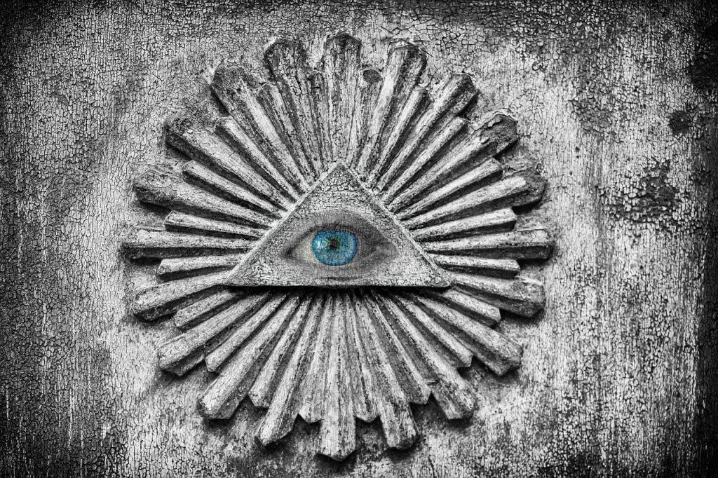 eye, illuminati, iris